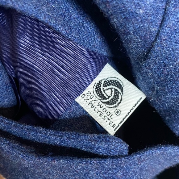 Gordon Of Philadelphia Vintage Blue Wool Vest - Picture 7 of 7